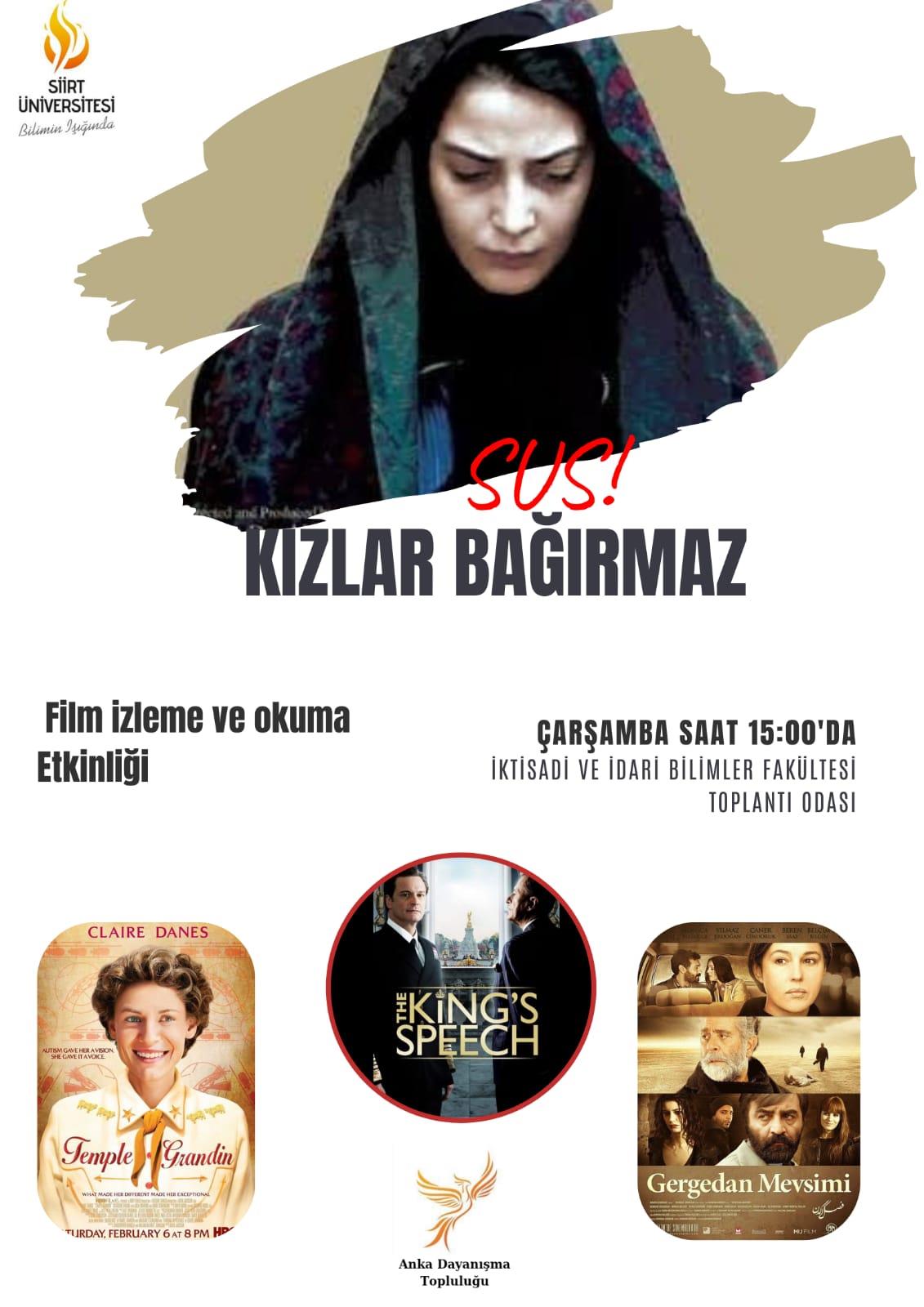 Anka Dayanışma Topluluğu’ndan Film İzleme ve Okuma Etkinliği