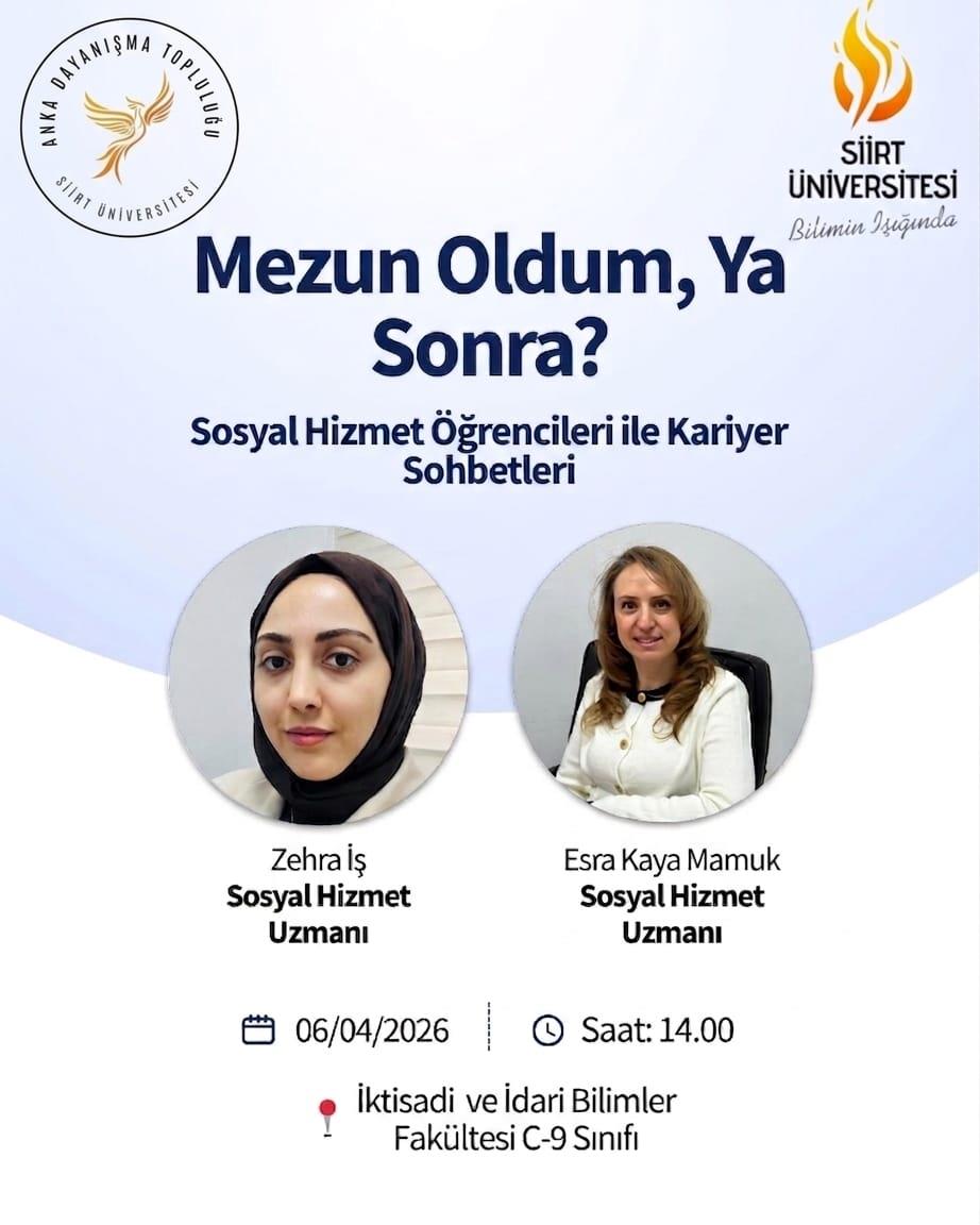 Sosyal Hizmet Öğrencileri ile Kariyer Sohbetleri